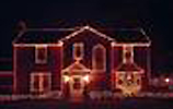 Two Story Plano Home Christmas Lighting